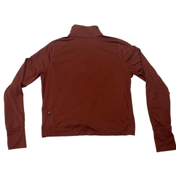 Vuori Women’s 1/4 Zip Pullover Size Medium Burnt Orange / Brown / Red - Picture 4 of 14